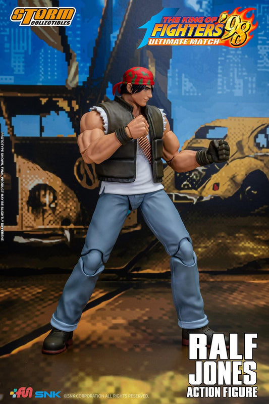 Pedido Figura Ralf Jones - The King of Fighters '98 Unlimited Match marca Storm Collectibles SKKF14 escala pequeña 1/12