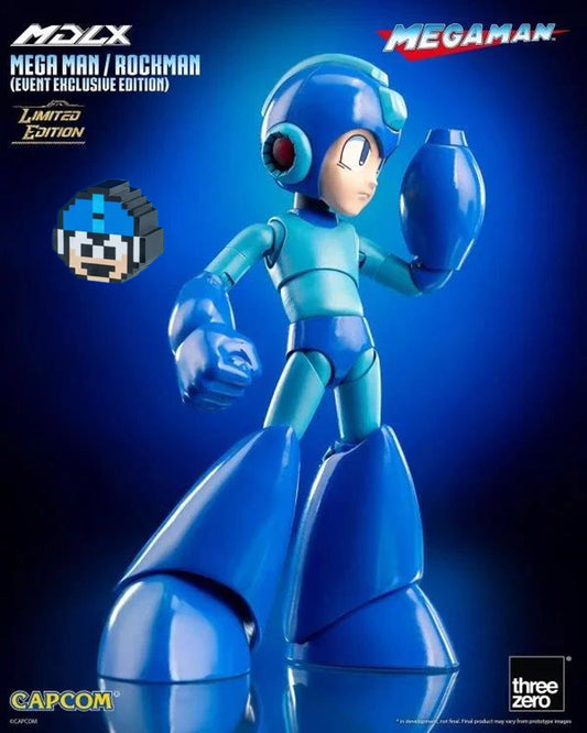Pedido Figura MDLX Mega Man / Rockman (Event Exclusive version) (Edición Limitada) marca Threezero 3Z0572 escala pequeña 1/12