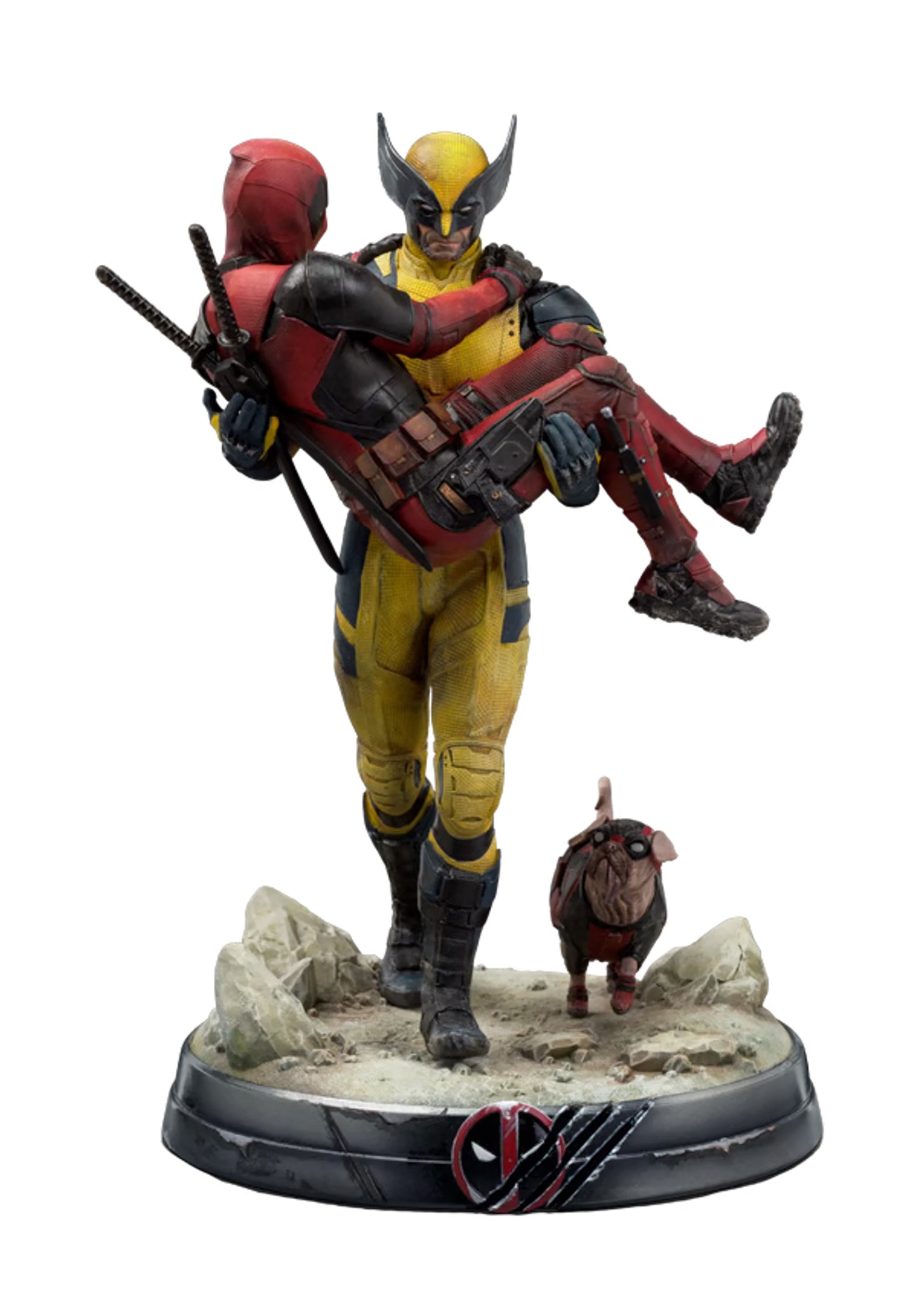 Preventa Estatua Deadpool & Wolverine (Dogpool) Deluxe (Limited Edition) - Deadpool & Wolverine marca Iron Studios escala de arte 1/10