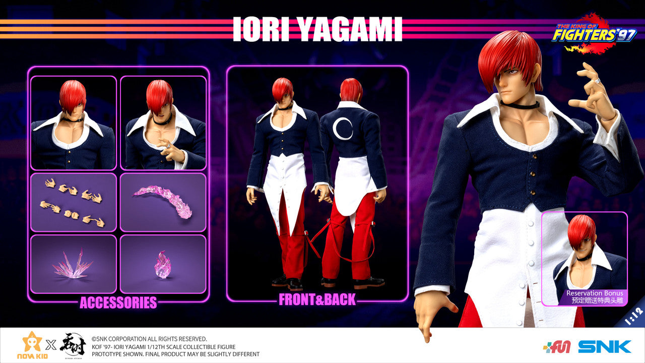 Pedido Figura IORI YAGAMI - SNK The King of Fighters 97 marca Tunshi Studio TS-XZZ-008 escala 1/12