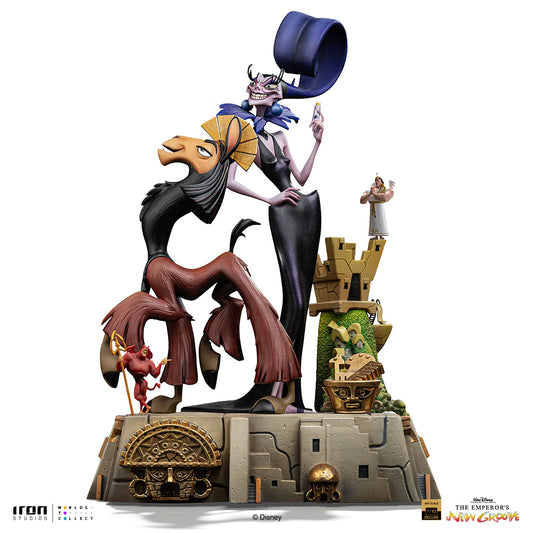 Preventa Estatua Kuzco & Yzma (Deluxe version) - Las Locuras del Emperador marca Iron Studios escala de arte 1/10