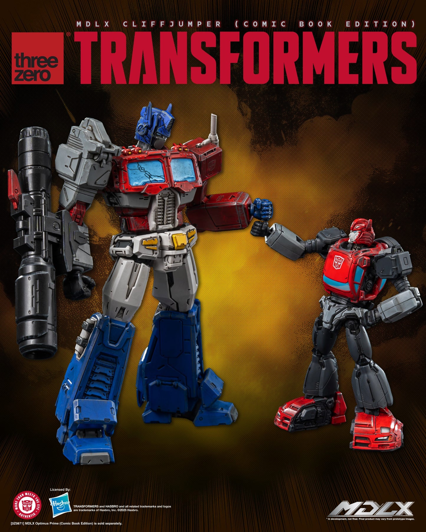 Preventa Figura MDLX Cliffjumper (Comic Book Edition) – Transformers marca Threezero 3Z0873 (12 cm)