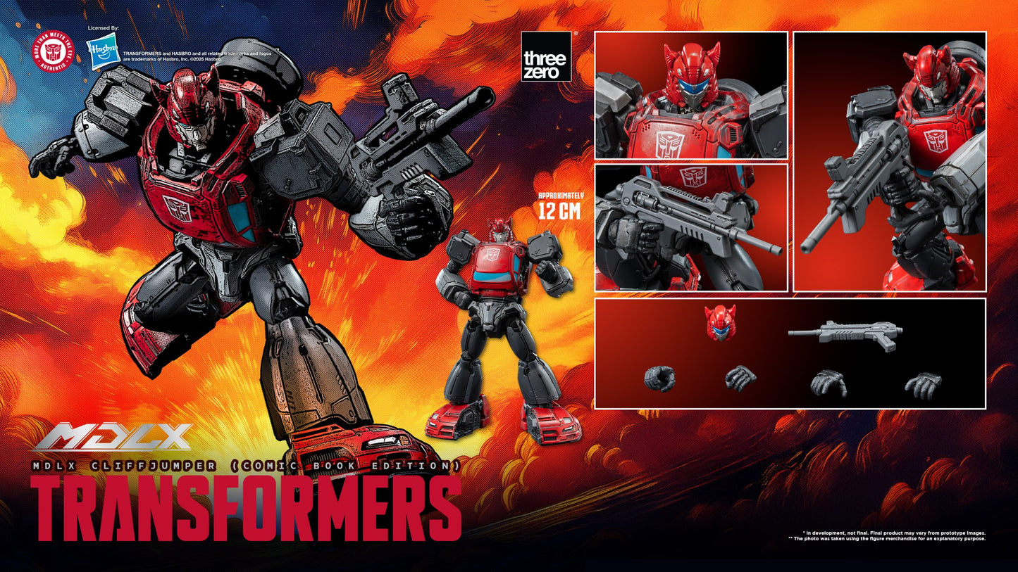 Preventa Figura MDLX Cliffjumper (Comic Book Edition) – Transformers marca Threezero 3Z0873 (12 cm)