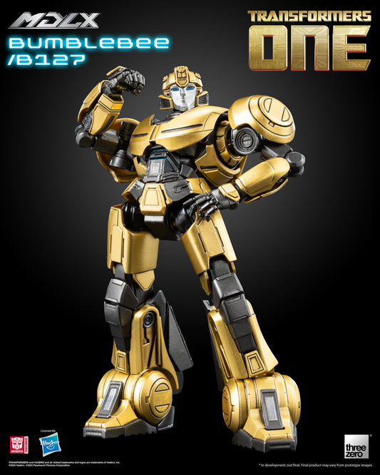 Preventa Figura MDLX Bumblebee/B127 - Transformers One marca Threezero 3Z0840 (12.5 cm)