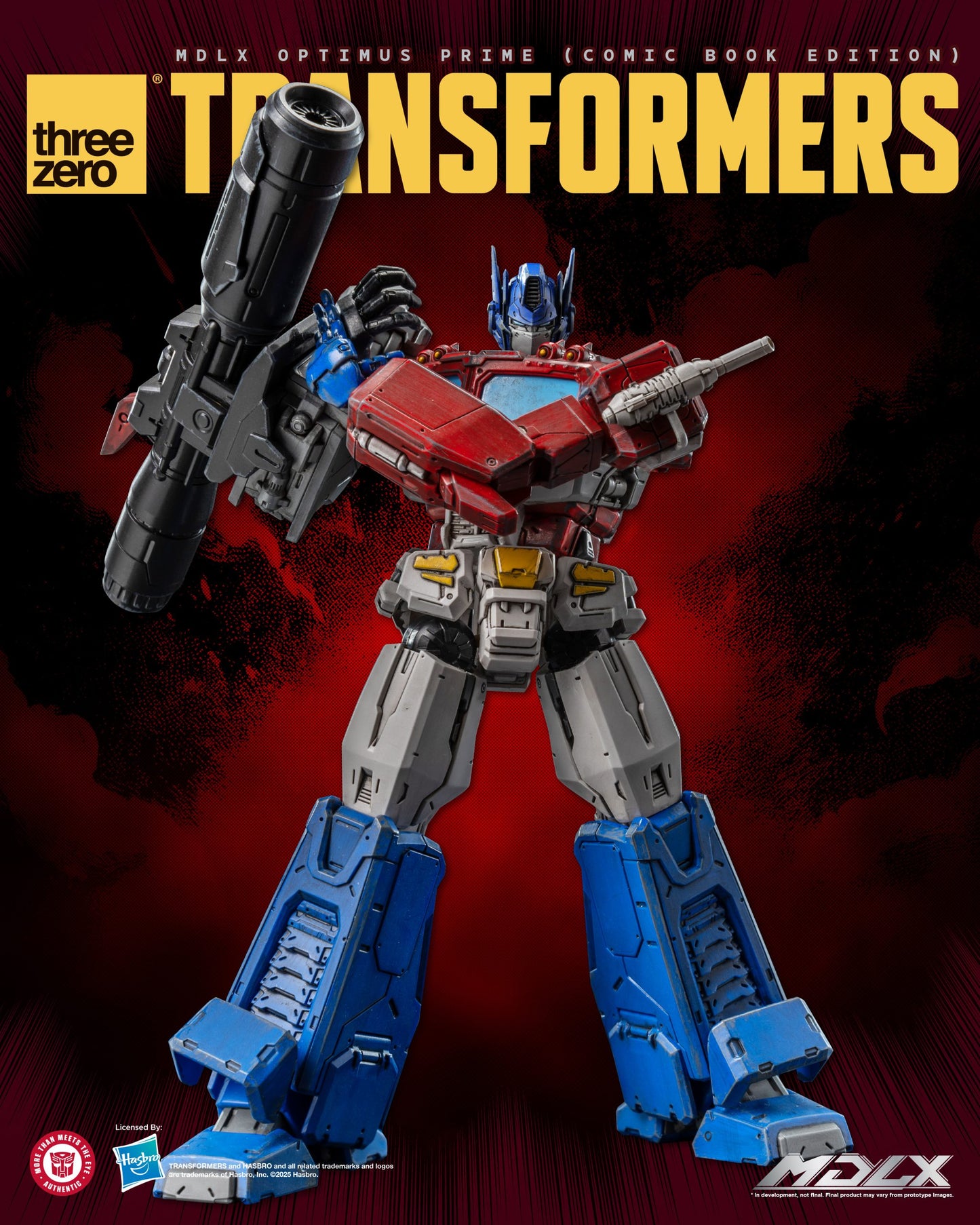 Preventa Figura MDLX Optimus Prime (Comic Book Edition) – Transformers marca Threezero 3Z0871 (17.8 cm)