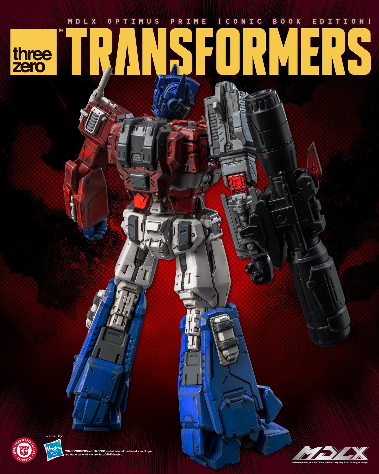 Preventa Figura MDLX Optimus Prime (Comic Book Edition) – Transformers marca Threezero 3Z0871 (17.8 cm)
