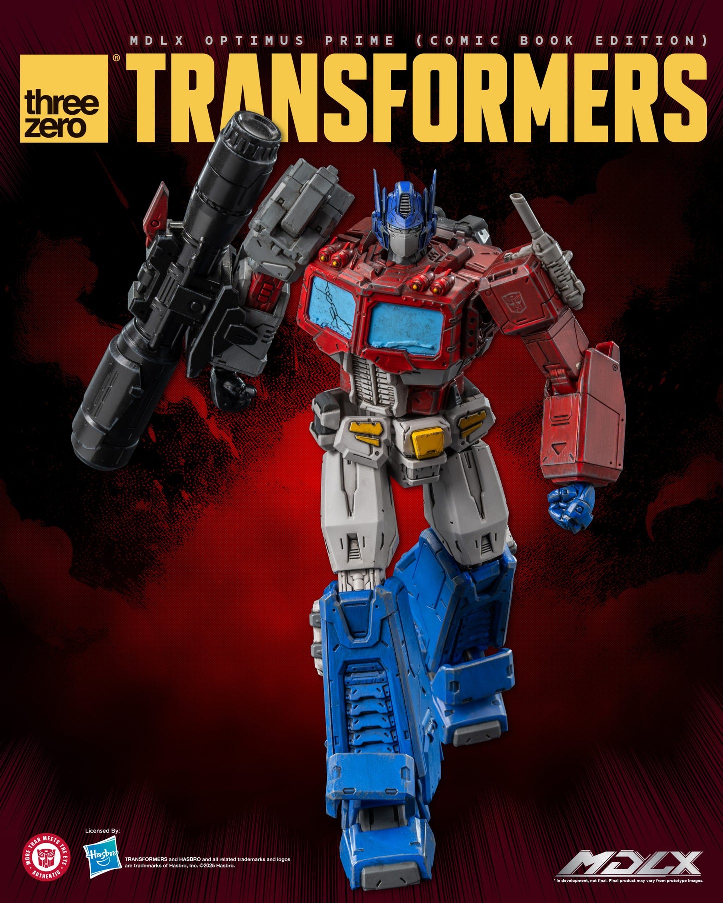 Preventa Figura MDLX Optimus Prime (Comic Book Edition) – Transformers marca Threezero 3Z0871 (17.8 cm)