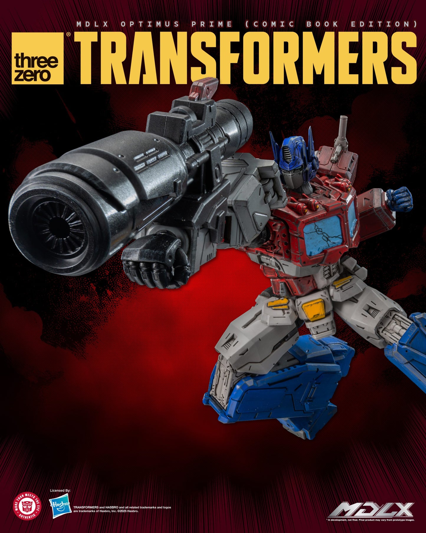 Preventa Figura MDLX Optimus Prime (Comic Book Edition) – Transformers marca Threezero 3Z0871 (17.8 cm)