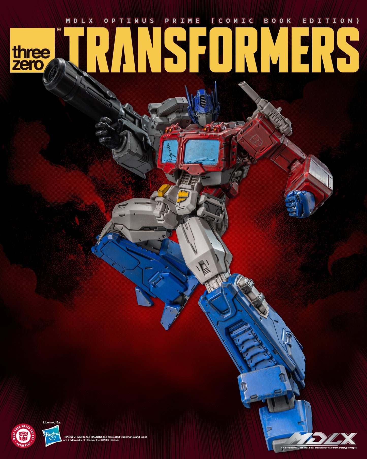 Preventa Figura MDLX Optimus Prime (Comic Book Edition) – Transformers marca Threezero 3Z0871 (17.8 cm)