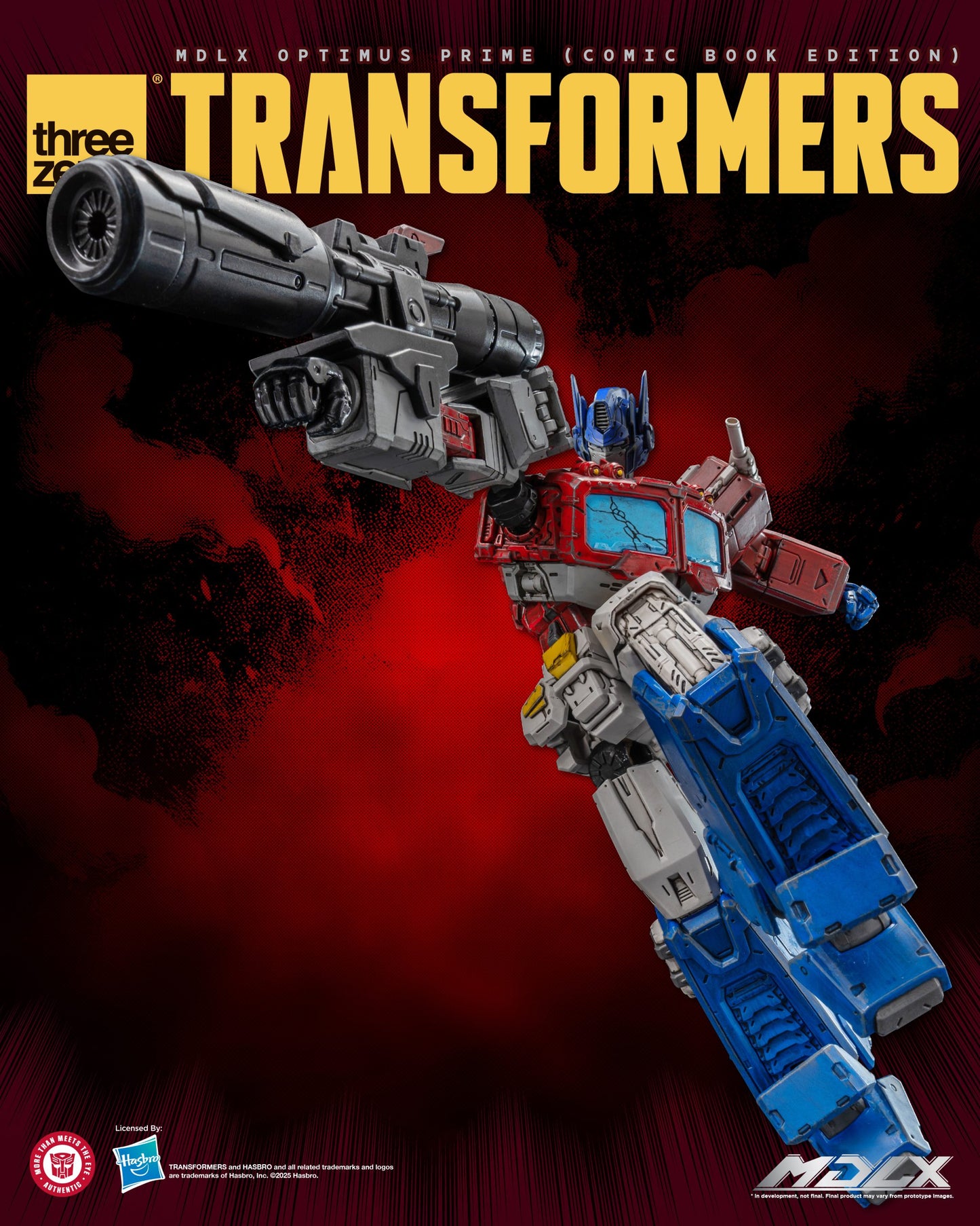 Preventa Figura MDLX Optimus Prime (Comic Book Edition) – Transformers marca Threezero 3Z0871 (17.8 cm)