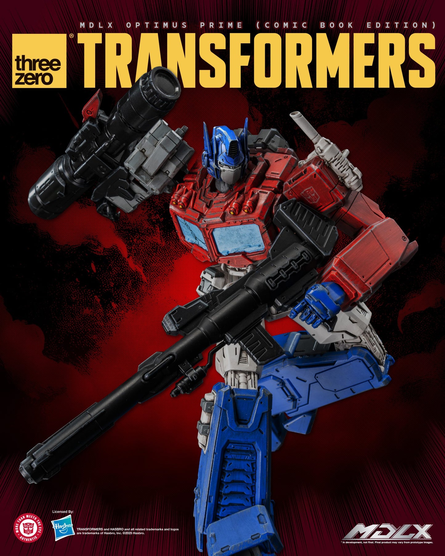 Preventa Figura MDLX Optimus Prime (Comic Book Edition) – Transformers marca Threezero 3Z0871 (17.8 cm)