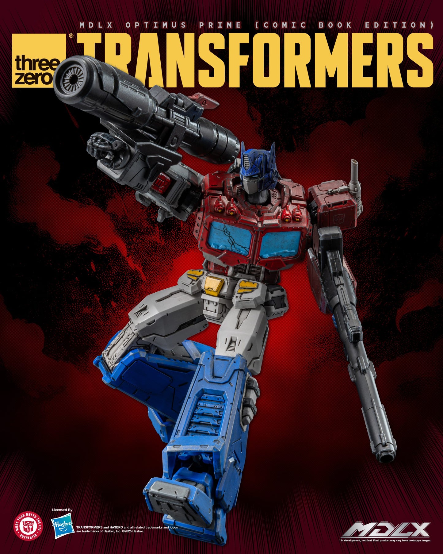 Preventa Figura MDLX Optimus Prime (Comic Book Edition) – Transformers marca Threezero 3Z0871 (17.8 cm)