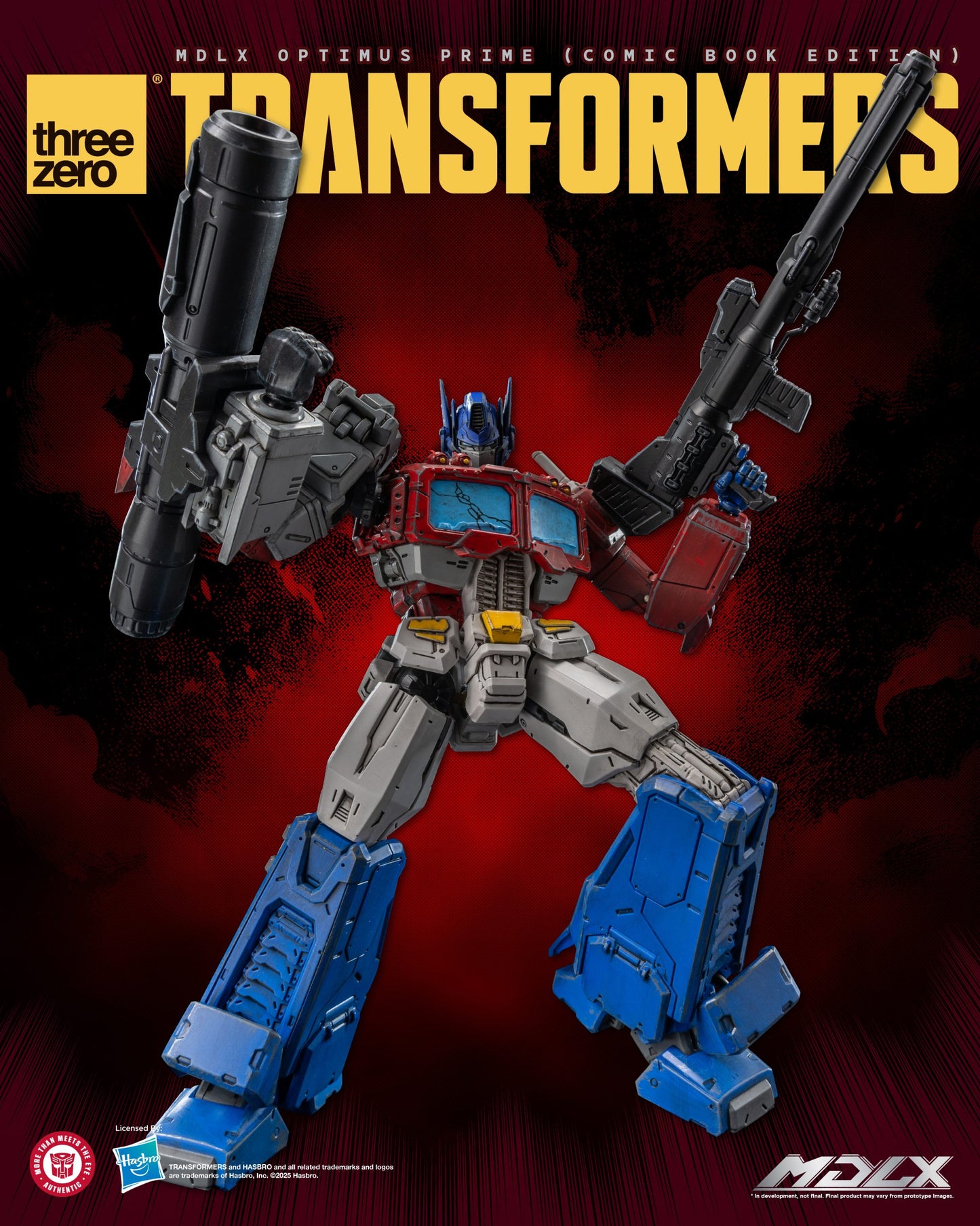 Preventa Figura MDLX Optimus Prime (Comic Book Edition) – Transformers marca Threezero 3Z0871 (17.8 cm)