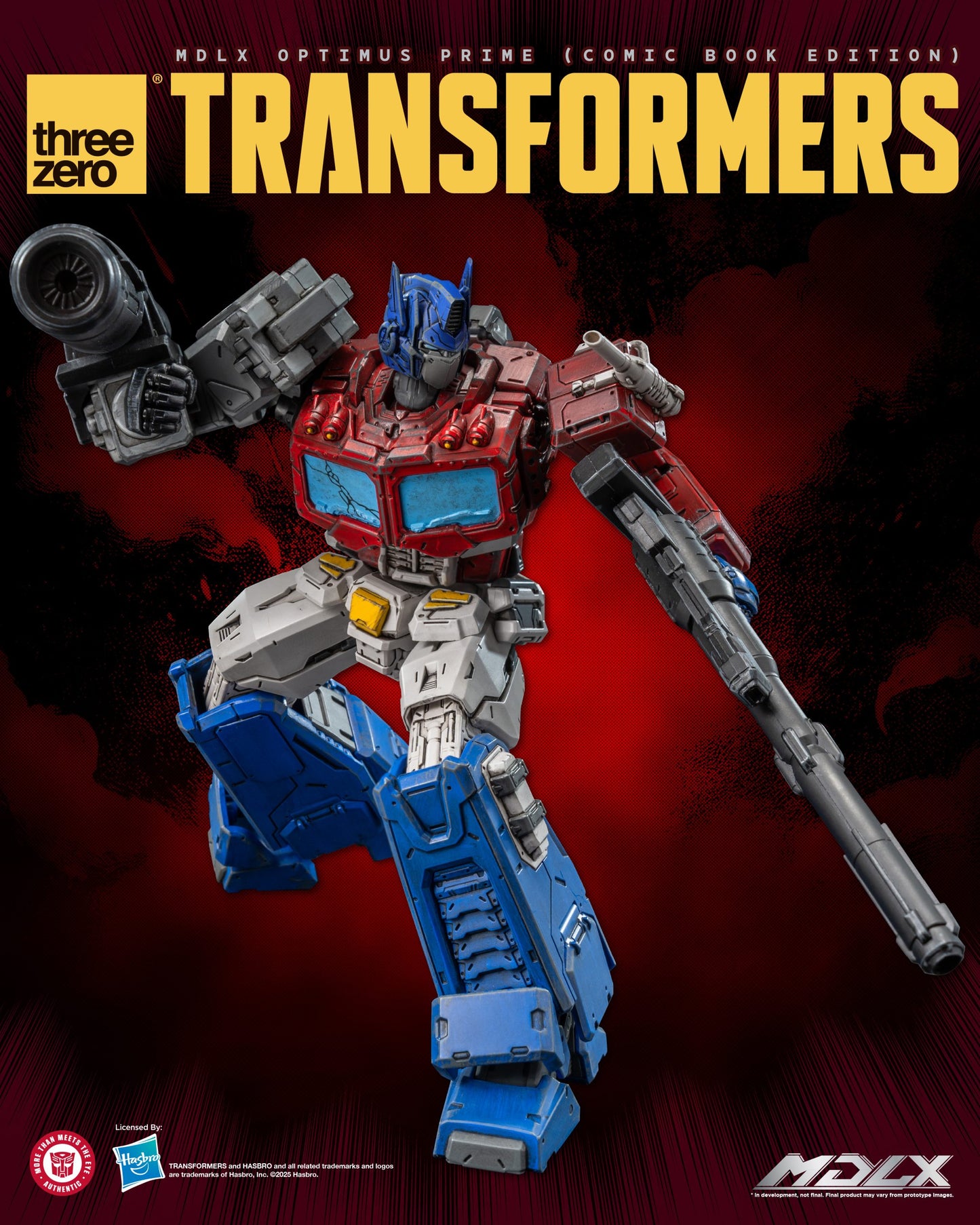 Preventa Figura MDLX Optimus Prime (Comic Book Edition) – Transformers marca Threezero 3Z0871 (17.8 cm)