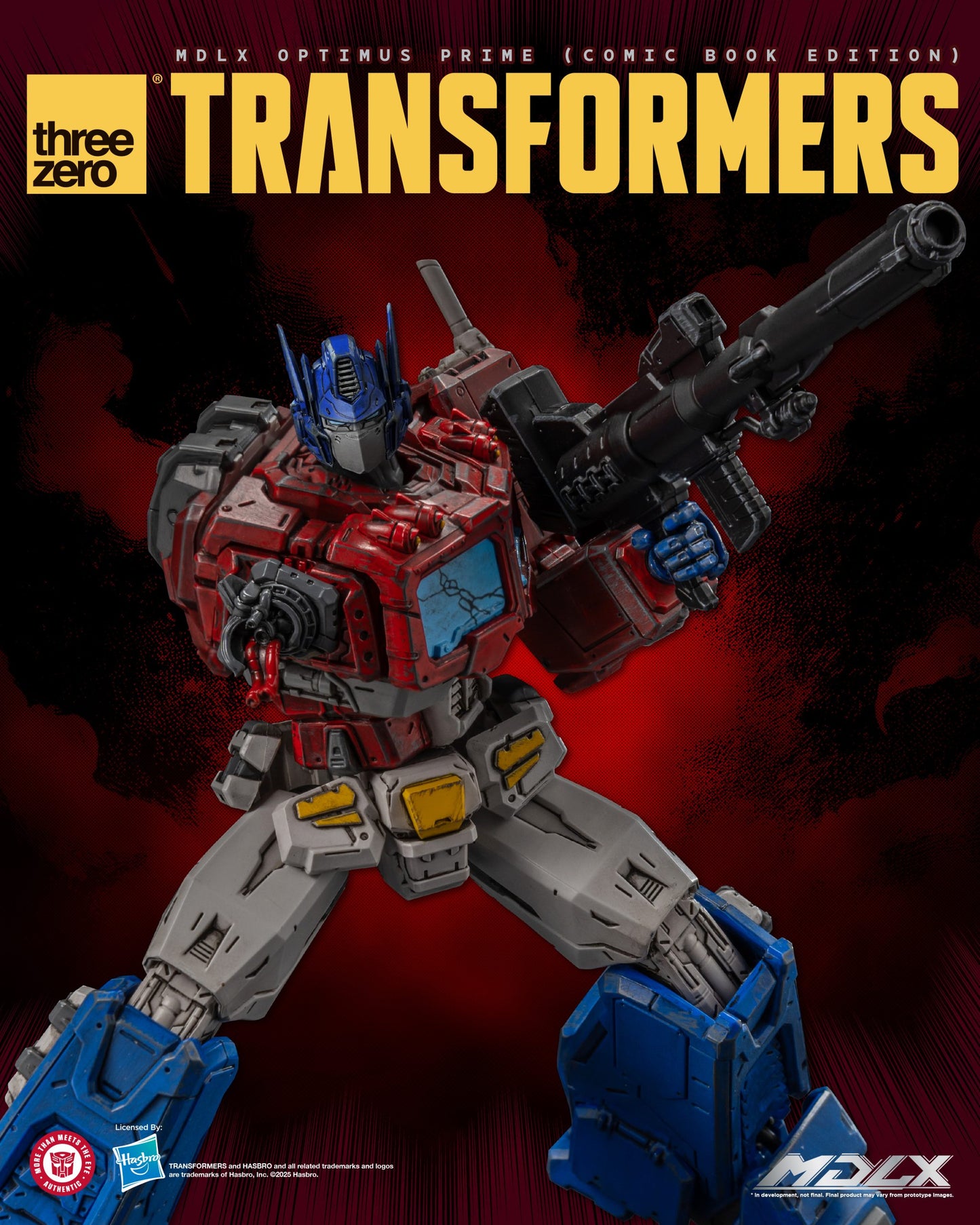 Preventa Figura MDLX Optimus Prime (Comic Book Edition) – Transformers marca Threezero 3Z0871 (17.8 cm)