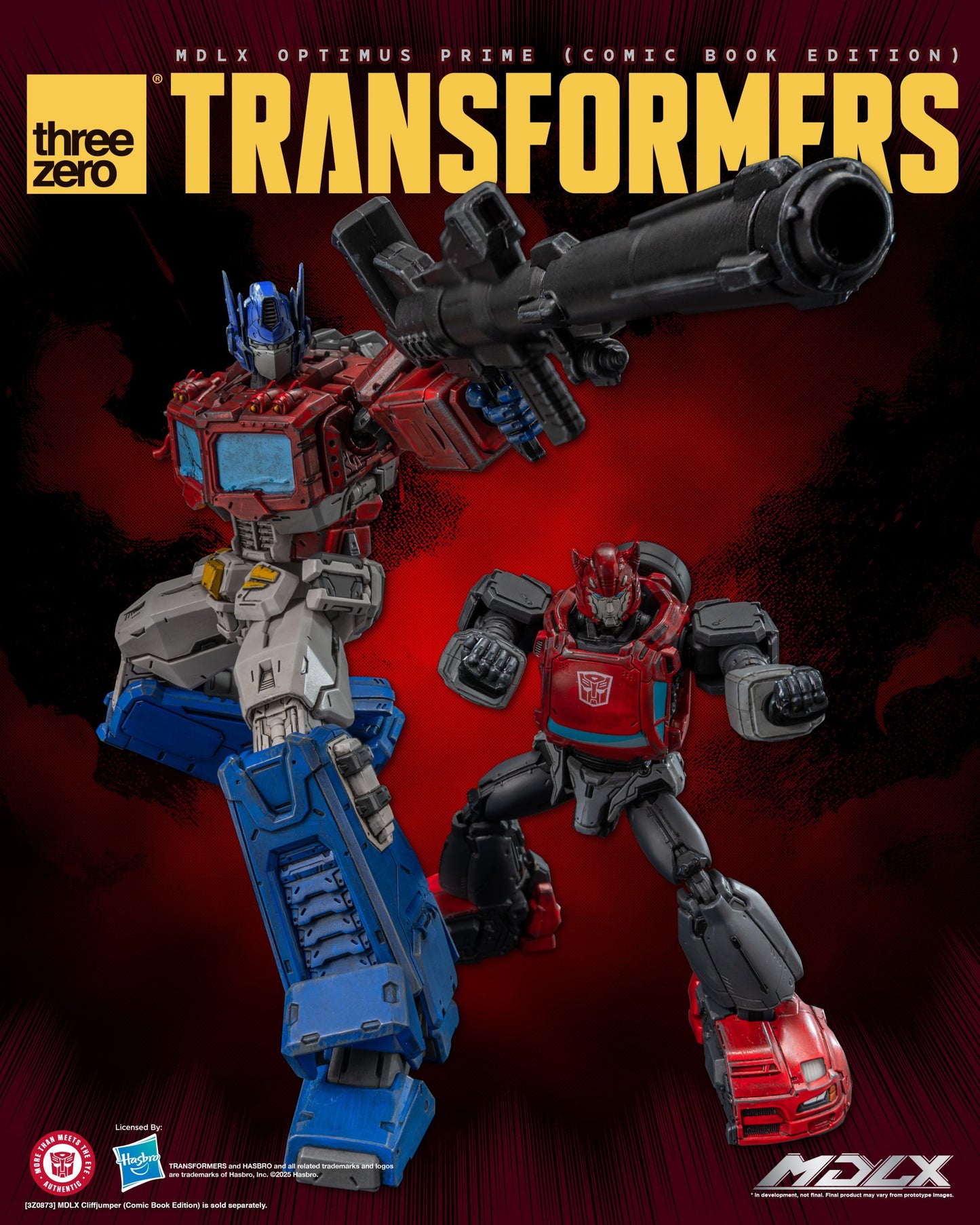 Preventa Figura MDLX Optimus Prime (Comic Book Edition) – Transformers marca Threezero 3Z0871 (17.8 cm)