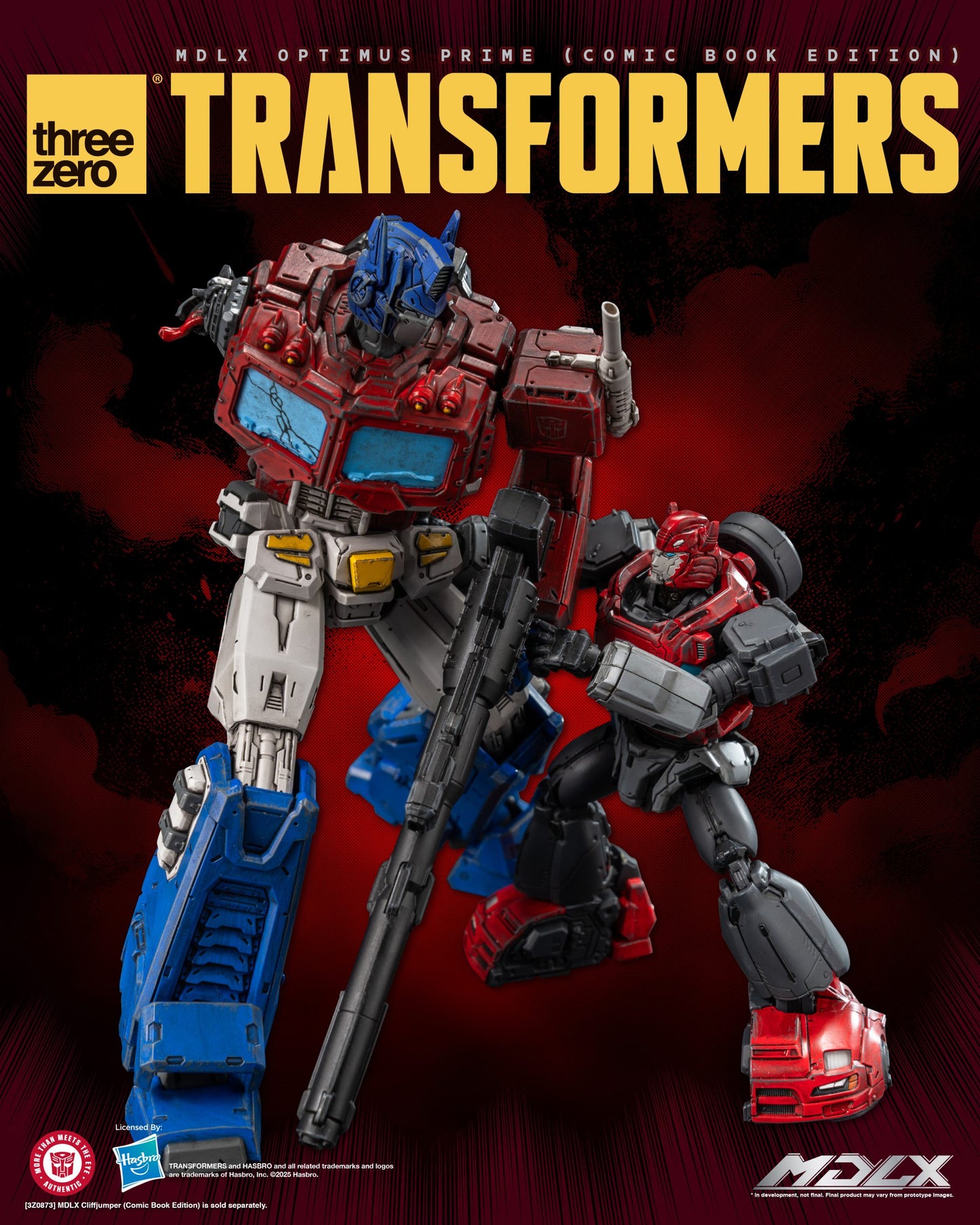 Preventa Figura MDLX Optimus Prime (Comic Book Edition) – Transformers marca Threezero 3Z0871 (17.8 cm)