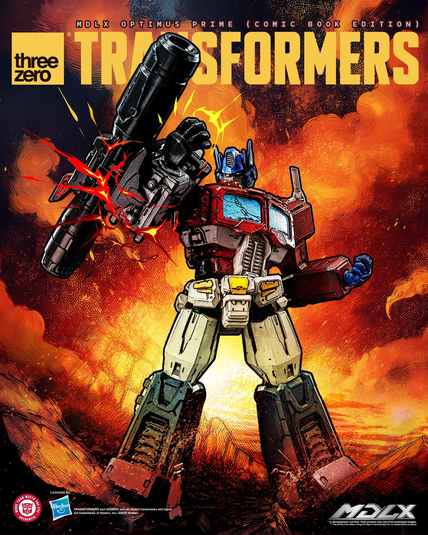 Preventa Figura MDLX Optimus Prime (Comic Book Edition) – Transformers marca Threezero 3Z0871 (17.8 cm)