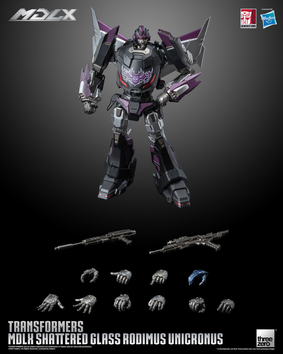 Pedido Figura MDLX Rodimus Unicronus - Transformers Shattered Glass marca Threezero 3Z0717 (18 cm)