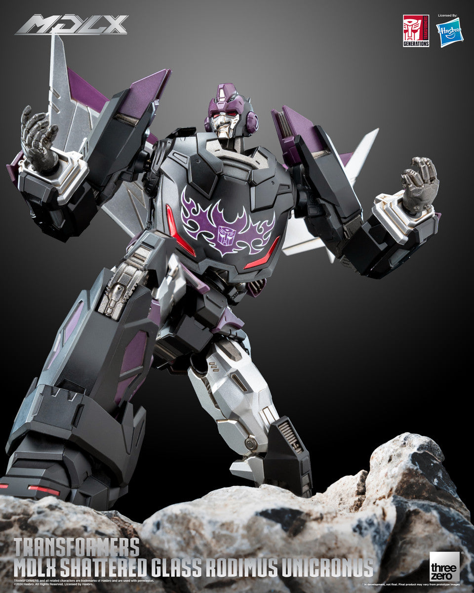 Pedido Figura MDLX Rodimus Unicronus - Transformers Shattered Glass marca Threezero 3Z0717 (18 cm)