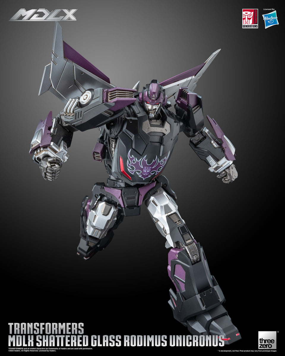 Pedido Figura MDLX Rodimus Unicronus - Transformers Shattered Glass marca Threezero 3Z0717 (18 cm)