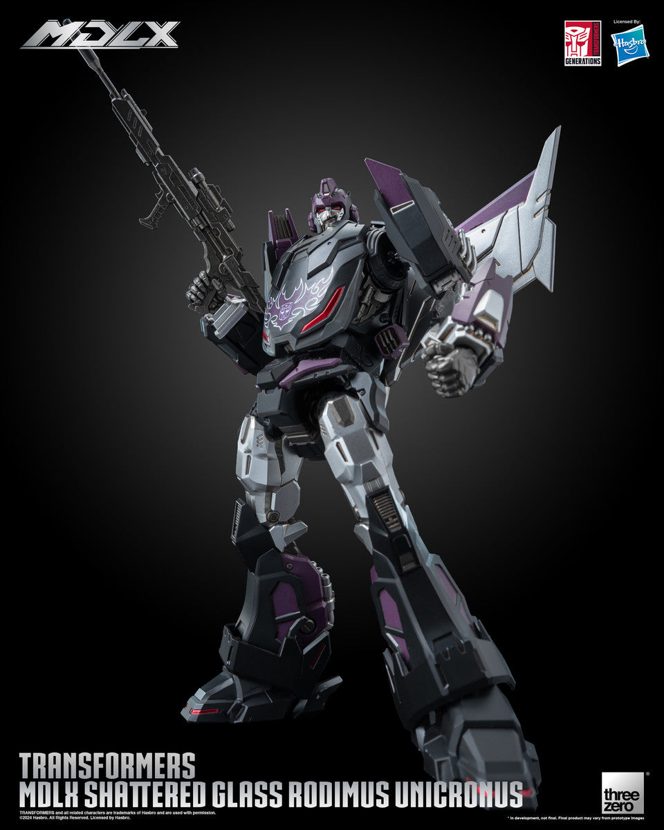 Pedido Figura MDLX Rodimus Unicronus - Transformers Shattered Glass marca Threezero 3Z0717 (18 cm)