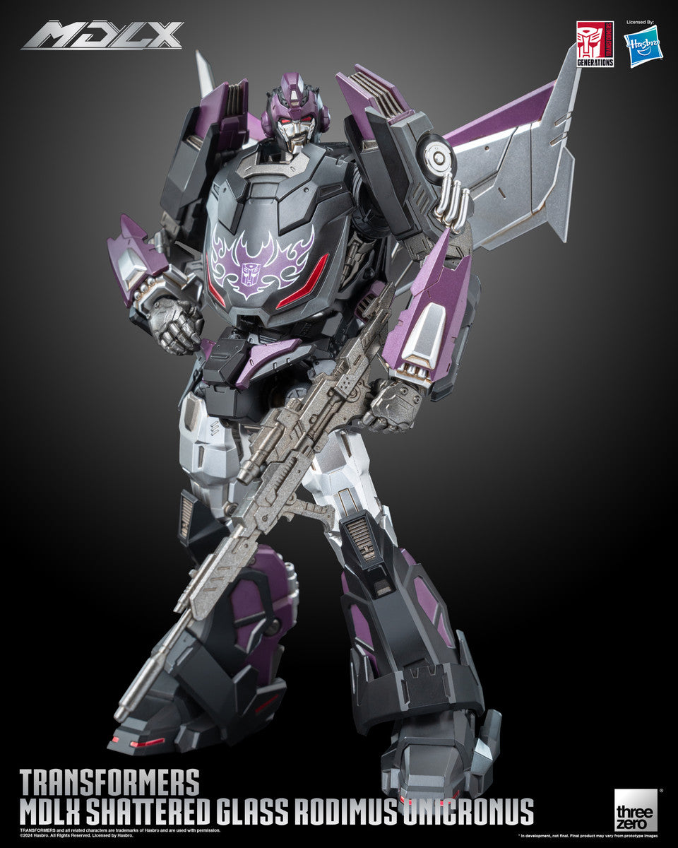 Pedido Figura MDLX Rodimus Unicronus - Transformers Shattered Glass marca Threezero 3Z0717 (18 cm)