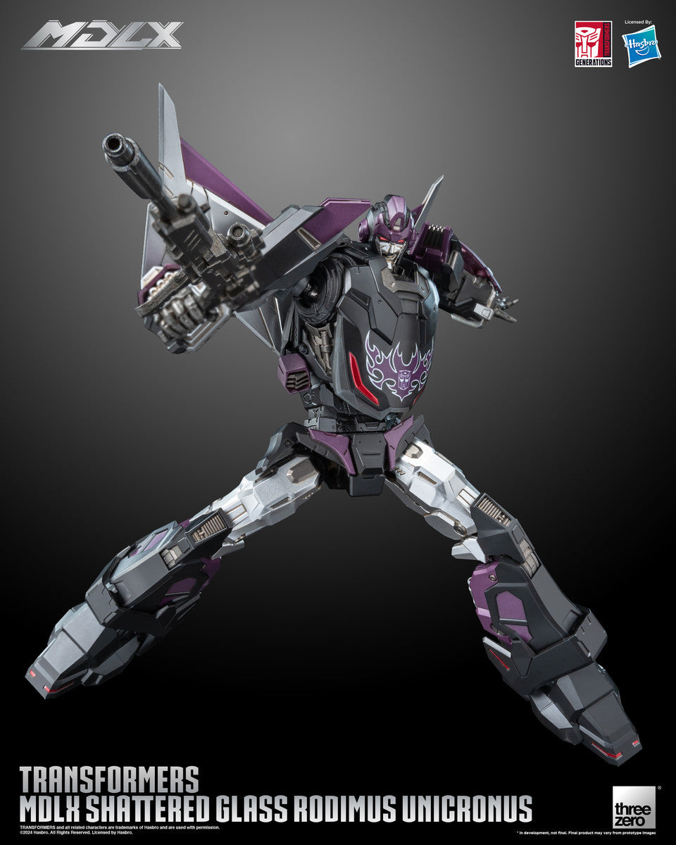 Pedido Figura MDLX Rodimus Unicronus - Transformers Shattered Glass marca Threezero 3Z0717 (18 cm)