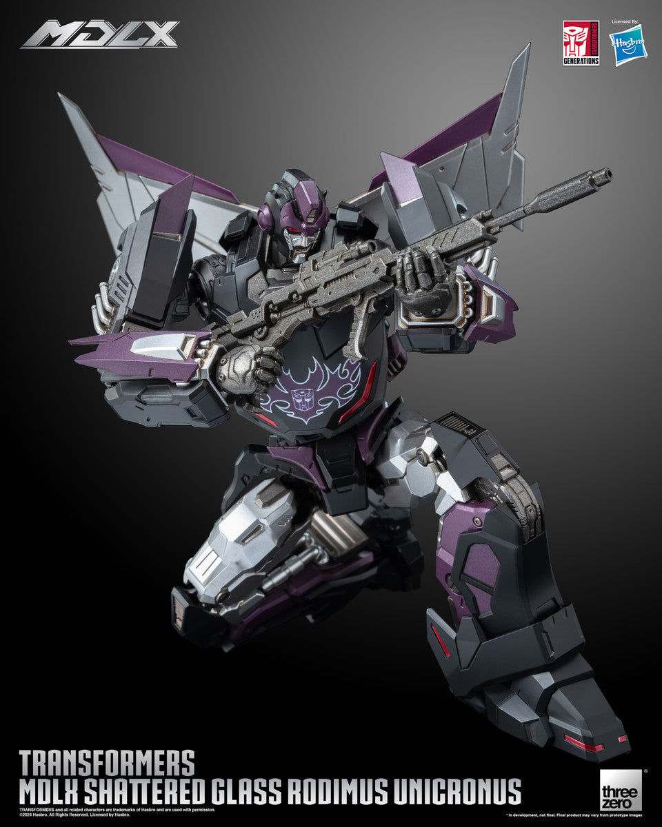Pedido Figura MDLX Rodimus Unicronus - Transformers Shattered Glass marca Threezero 3Z0717 (18 cm)