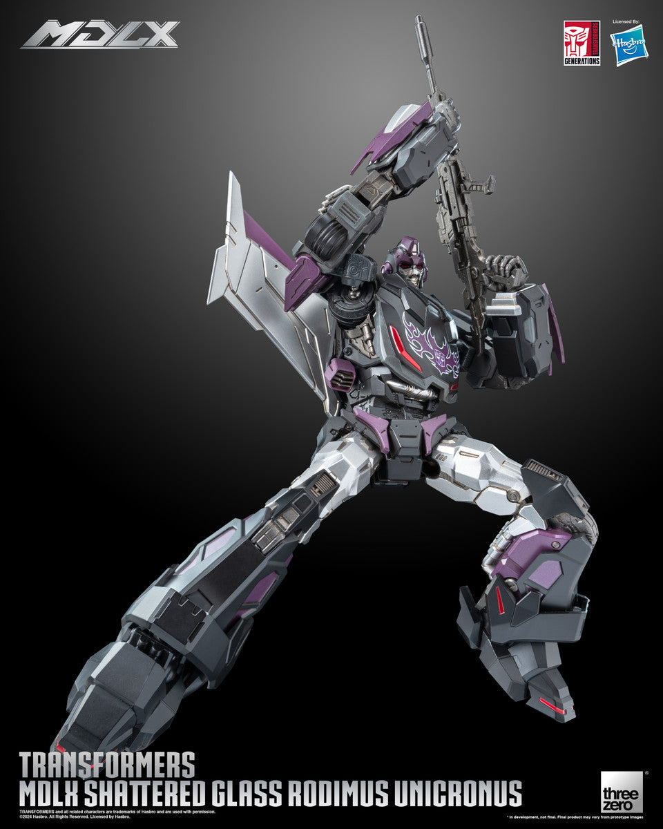 Pedido Figura MDLX Rodimus Unicronus - Transformers Shattered Glass marca Threezero 3Z0717 (18 cm)