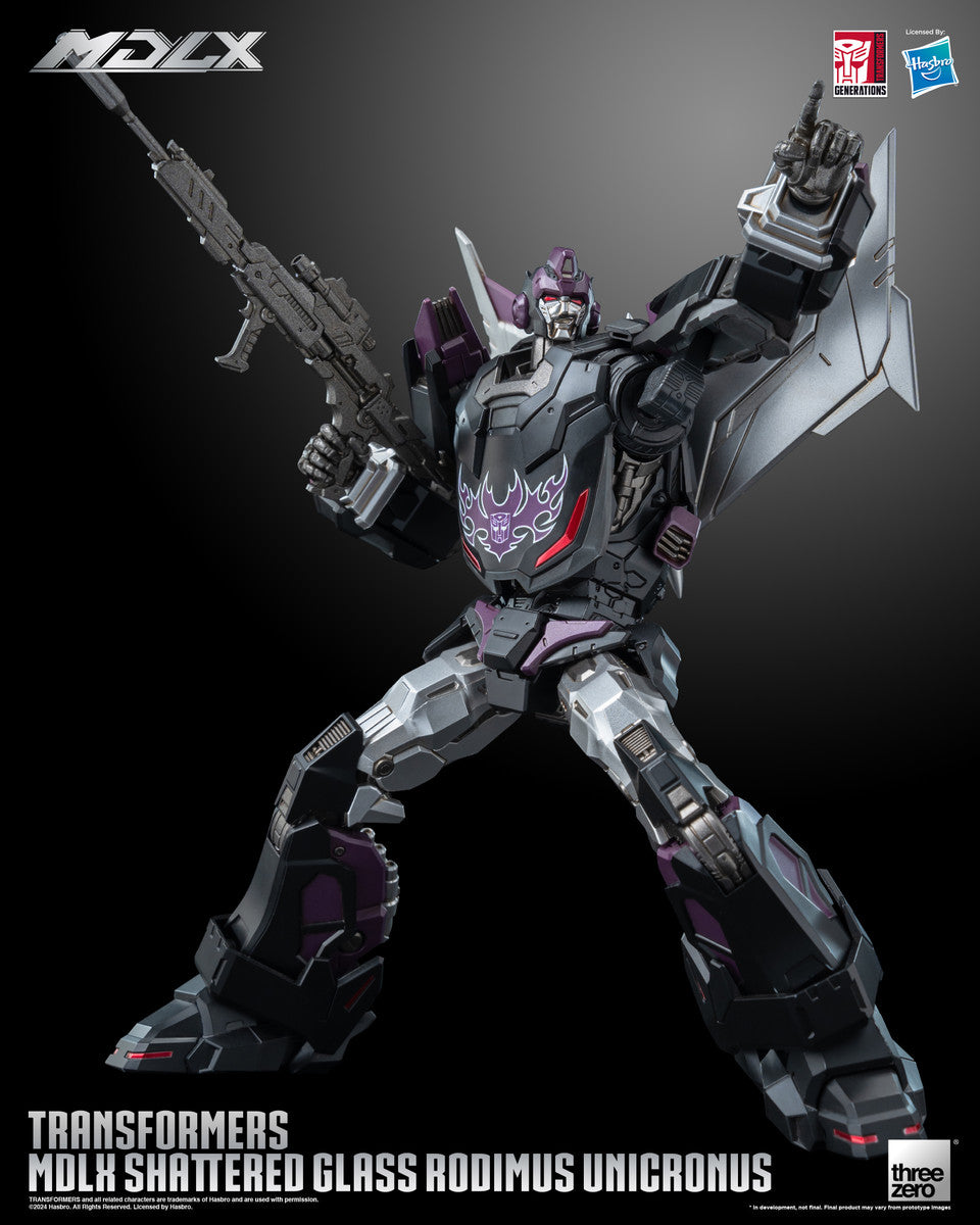 Pedido Figura MDLX Rodimus Unicronus - Transformers Shattered Glass marca Threezero 3Z0717 (18 cm)