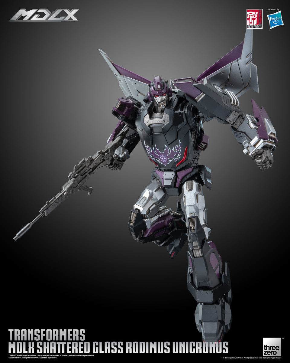 Pedido Figura MDLX Rodimus Unicronus - Transformers Shattered Glass marca Threezero 3Z0717 (18 cm)