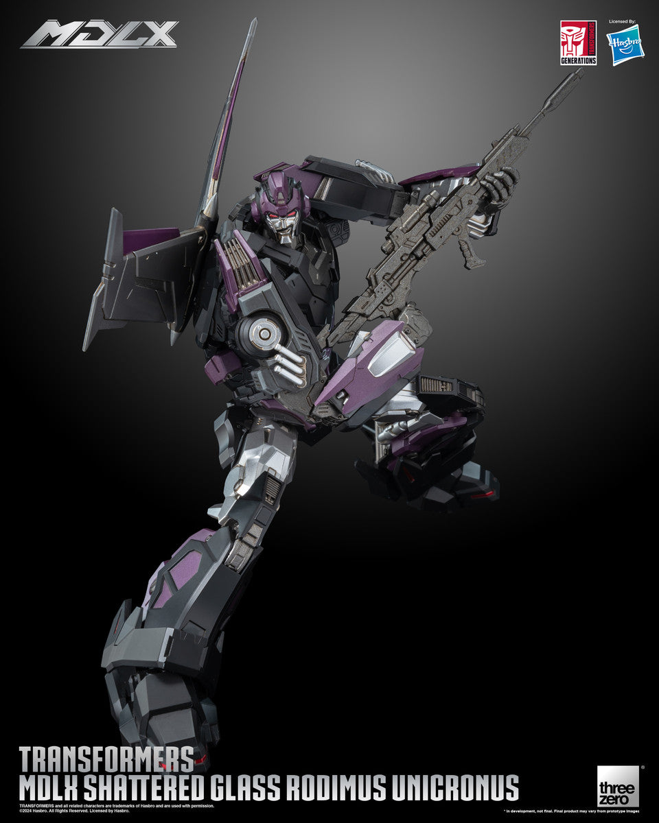 Pedido Figura MDLX Rodimus Unicronus - Transformers Shattered Glass marca Threezero 3Z0717 (18 cm)