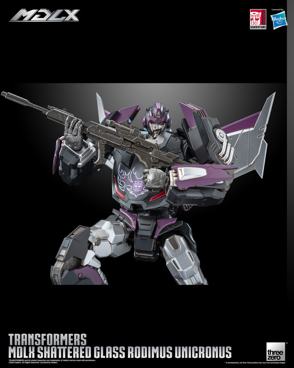 Pedido Figura MDLX Rodimus Unicronus - Transformers Shattered Glass marca Threezero 3Z0717 (18 cm)