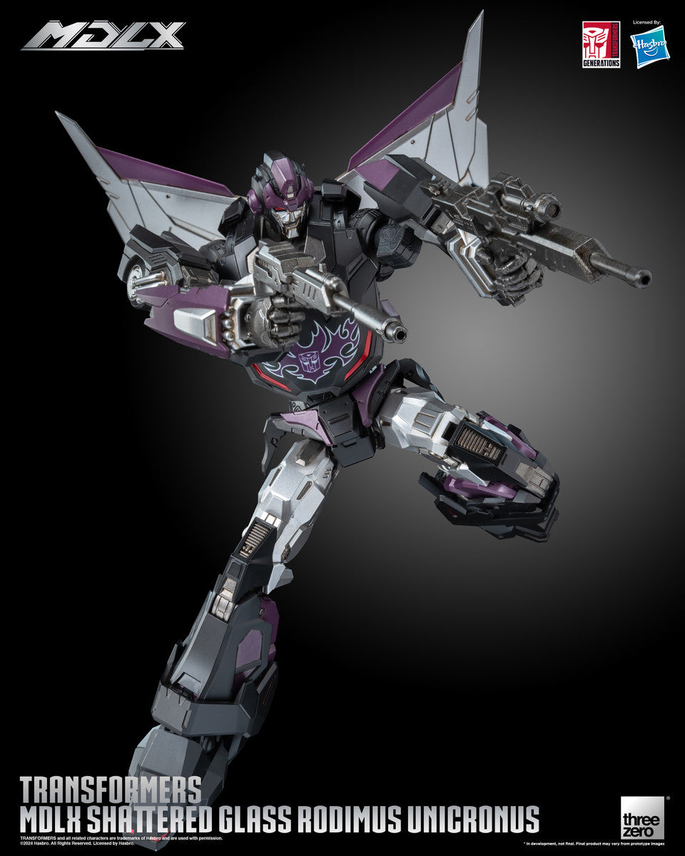 Pedido Figura MDLX Rodimus Unicronus - Transformers Shattered Glass marca Threezero 3Z0717 (18 cm)