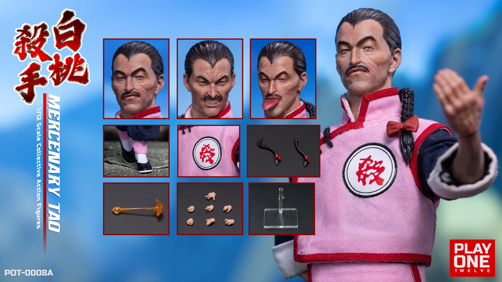 Preventa Figura Mercenary (Set A) marca Play One Twelve POT-008A escala 1/12