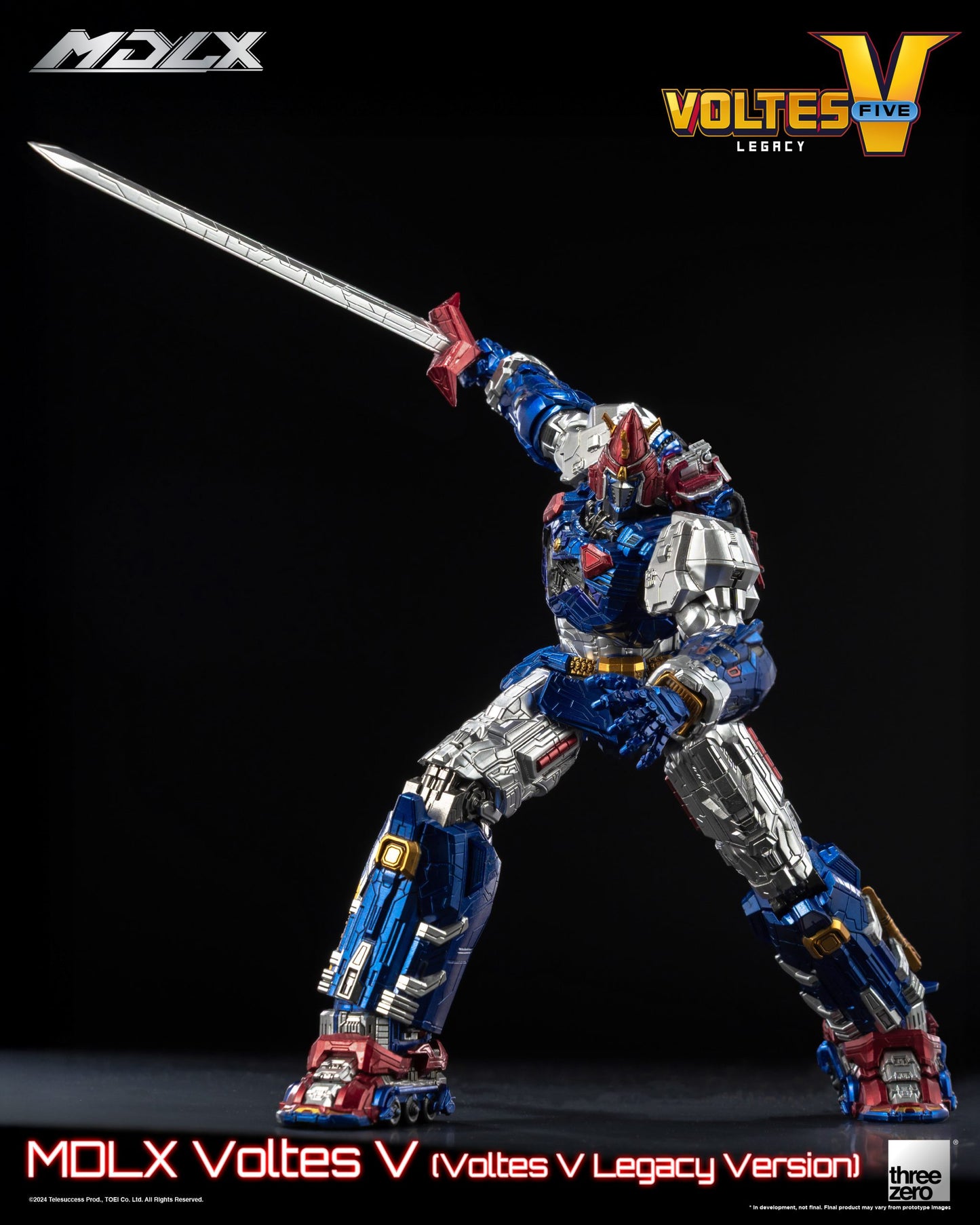 Preventa Figura MDLX Voltes V (Voltes V Legacy Version) - Voltes V: Legacy marca Threezero 3Z0666 (15 cm)