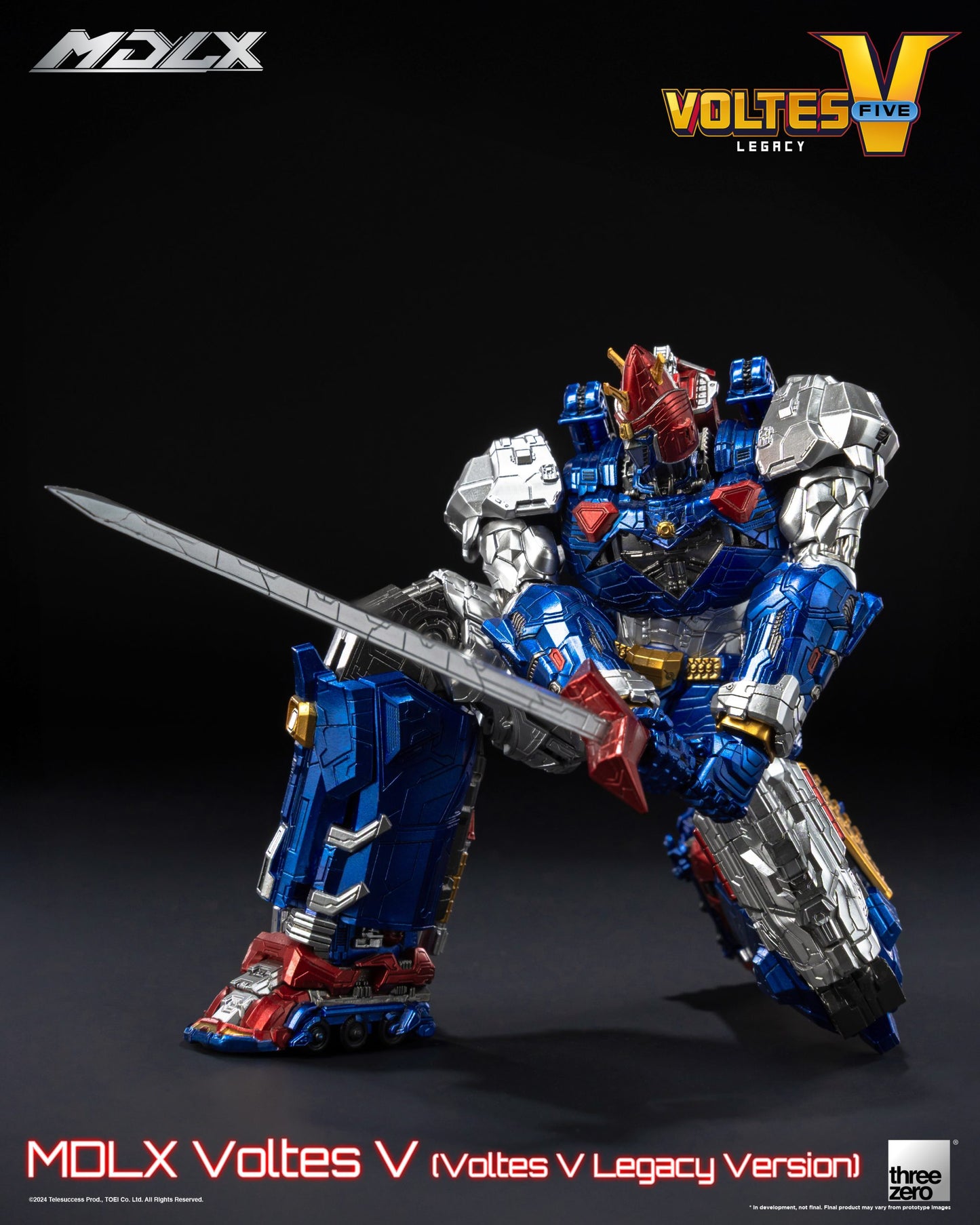 Preventa Figura MDLX Voltes V (Voltes V Legacy Version) - Voltes V: Legacy marca Threezero 3Z0666 (15 cm)