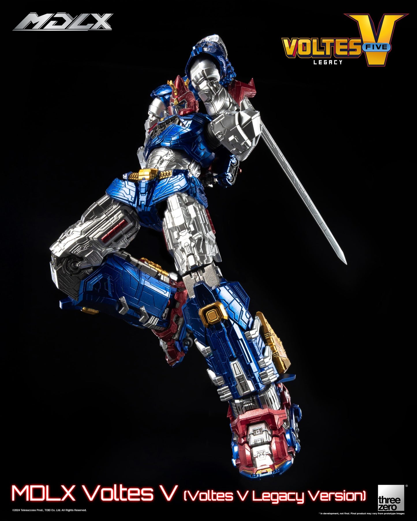 Preventa Figura MDLX Voltes V (Voltes V Legacy Version) - Voltes V: Legacy marca Threezero 3Z0666 (15 cm)