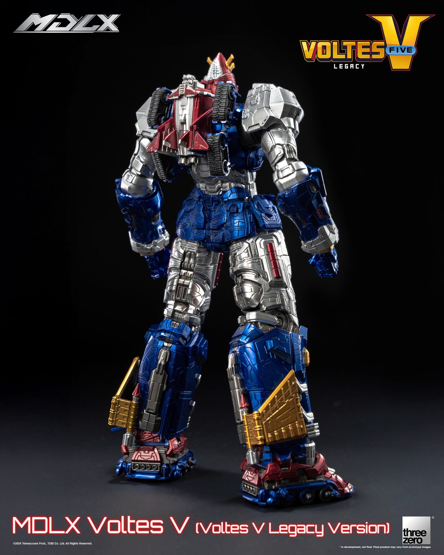 Preventa Figura MDLX Voltes V (Voltes V Legacy Version) - Voltes V: Legacy marca Threezero 3Z0666 (15 cm)