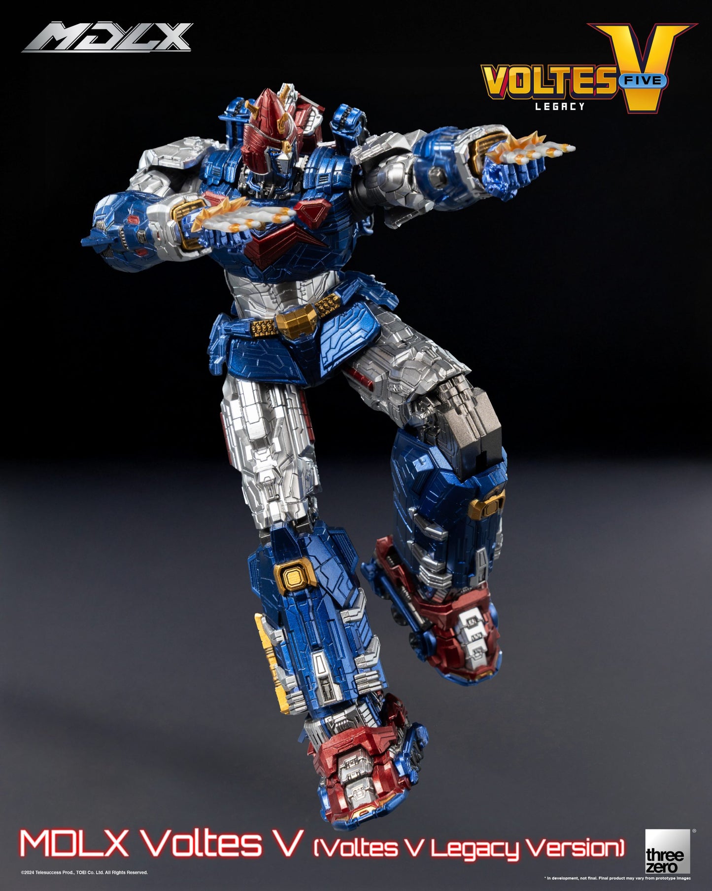 Preventa Figura MDLX Voltes V (Voltes V Legacy Version) - Voltes V: Legacy marca Threezero 3Z0666 (15 cm)