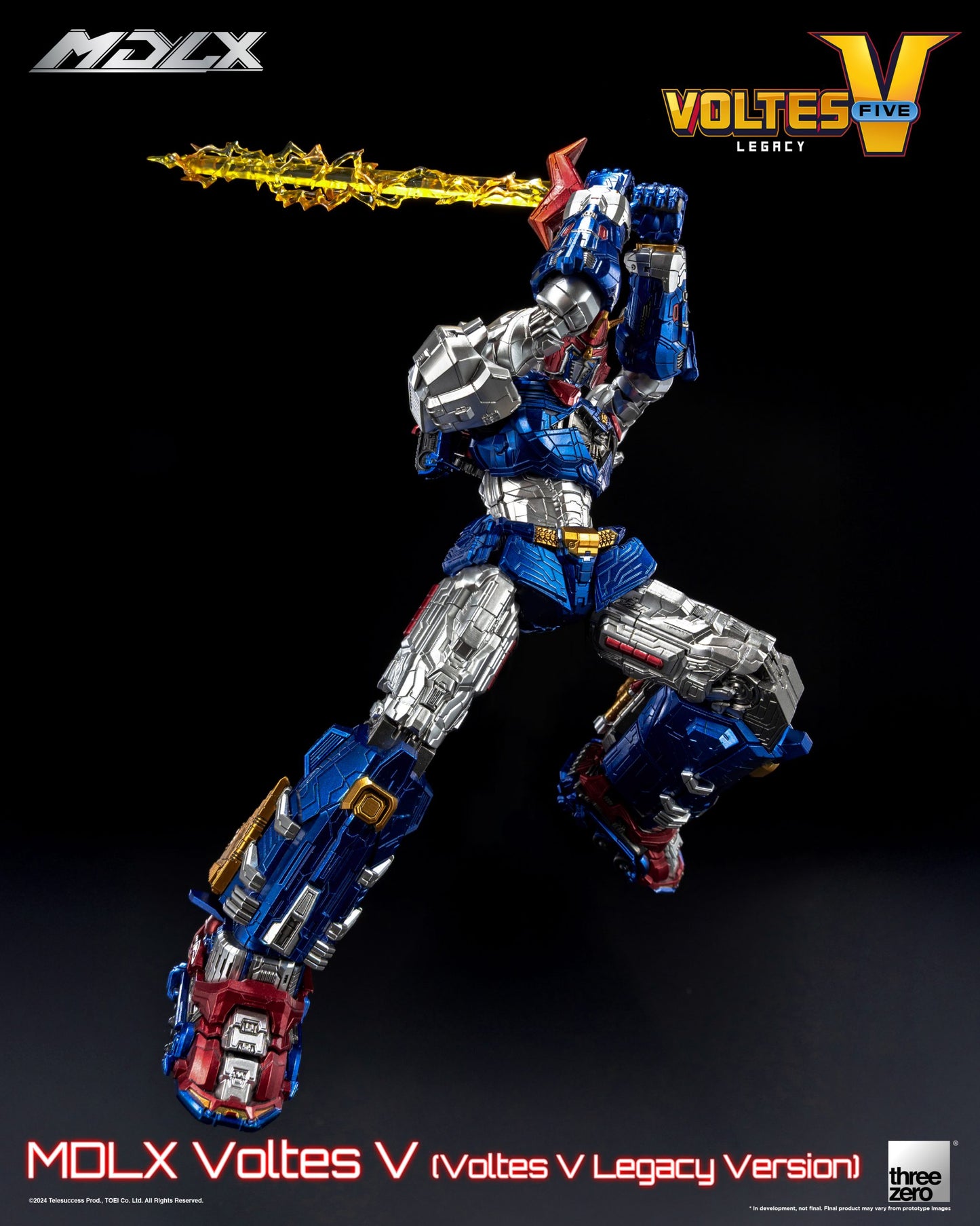 Preventa Figura MDLX Voltes V (Voltes V Legacy Version) - Voltes V: Legacy marca Threezero 3Z0666 (15 cm)