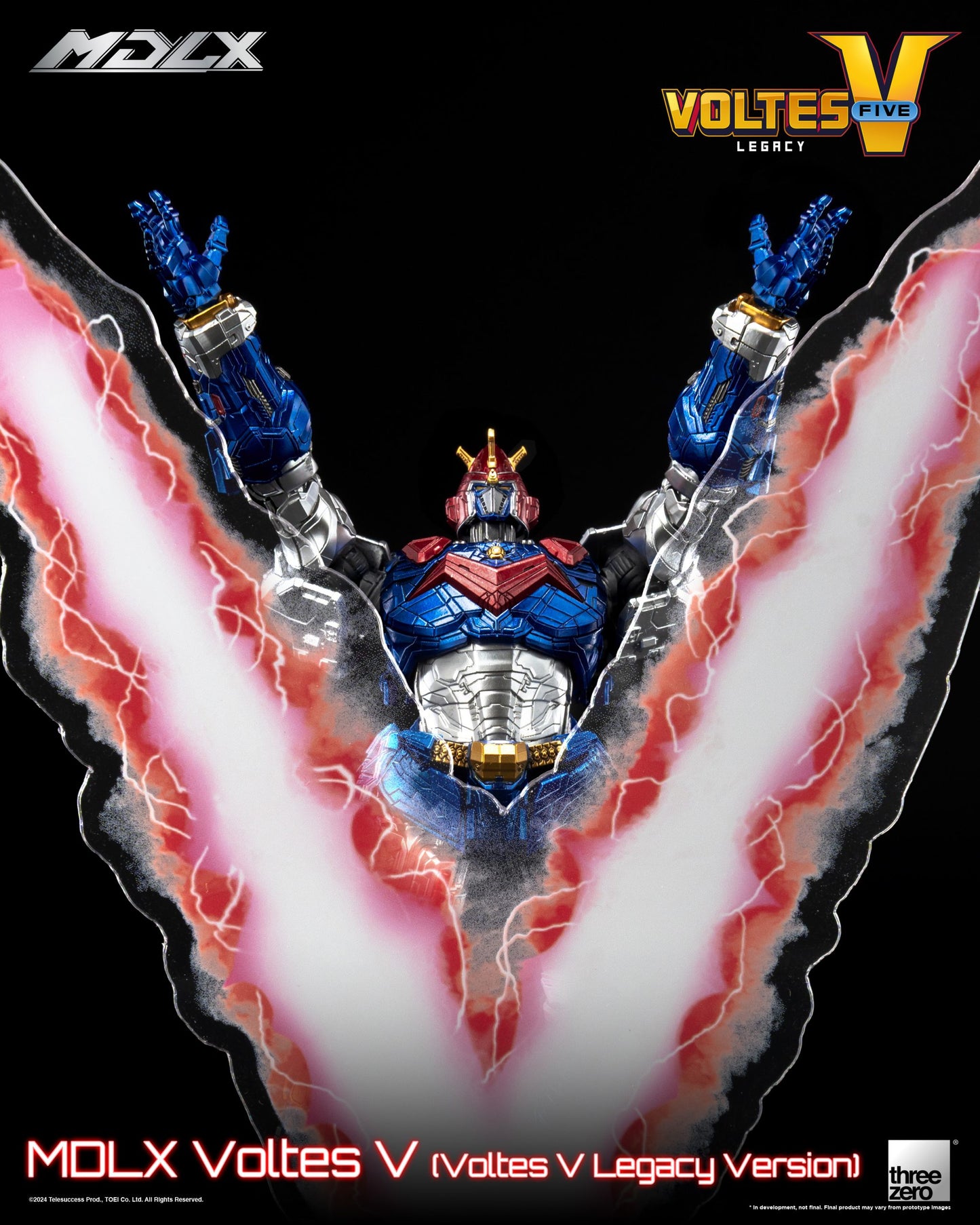 Preventa Figura MDLX Voltes V (Voltes V Legacy Version) - Voltes V: Legacy marca Threezero 3Z0666 (15 cm)