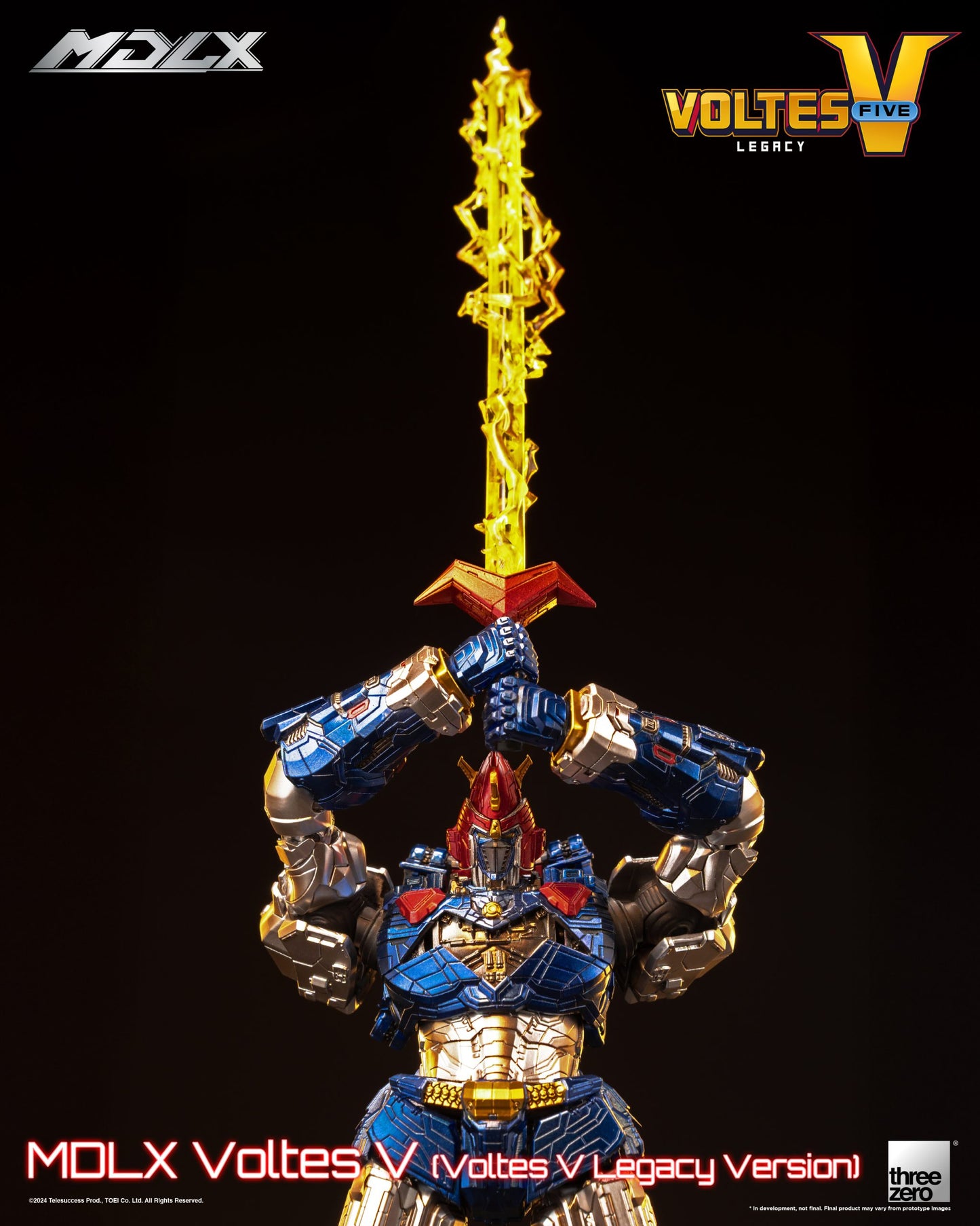 Preventa Figura MDLX Voltes V (Voltes V Legacy Version) - Voltes V: Legacy marca Threezero 3Z0666 (15 cm)