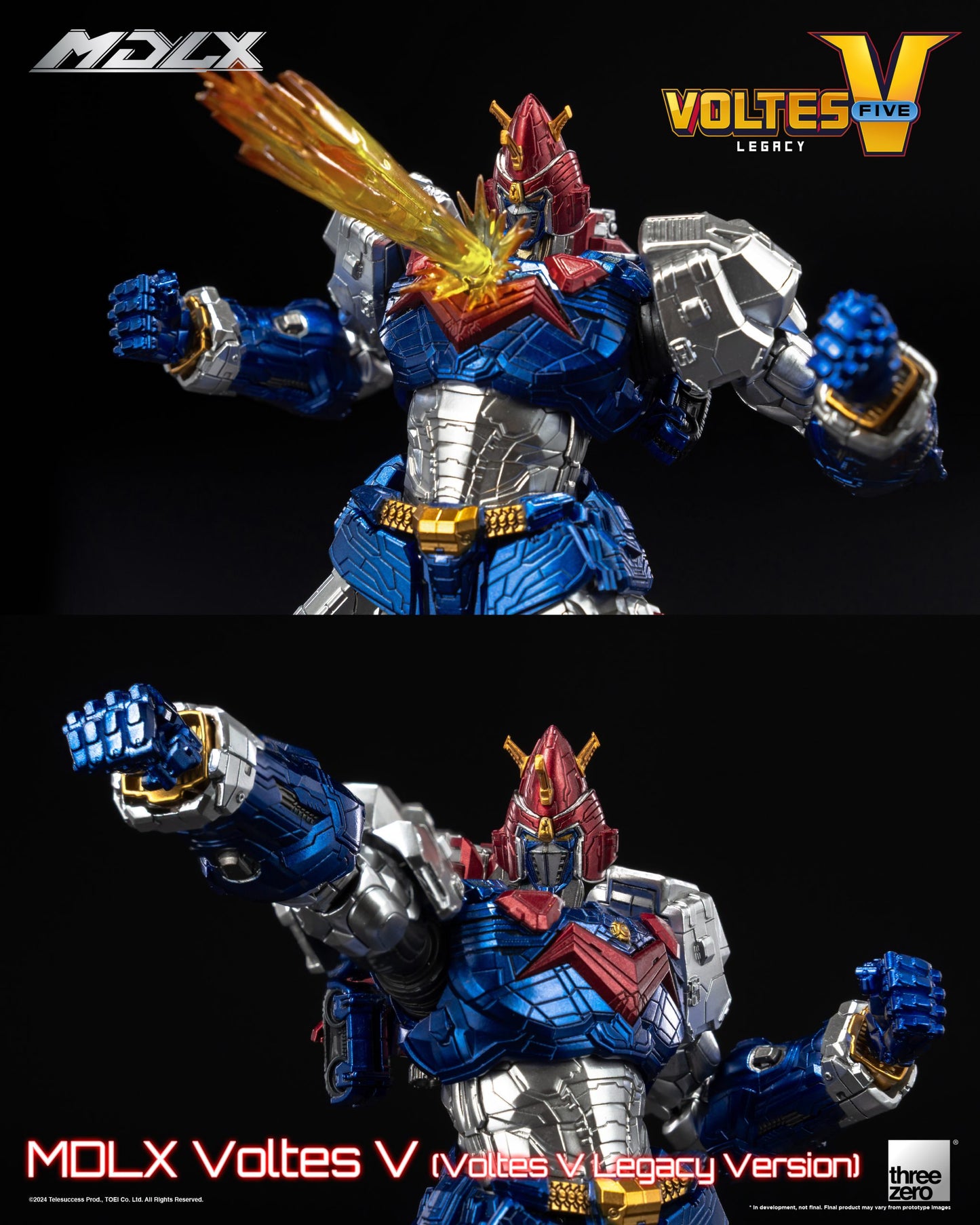 Preventa Figura MDLX Voltes V (Voltes V Legacy Version) - Voltes V: Legacy marca Threezero 3Z0666 (15 cm)