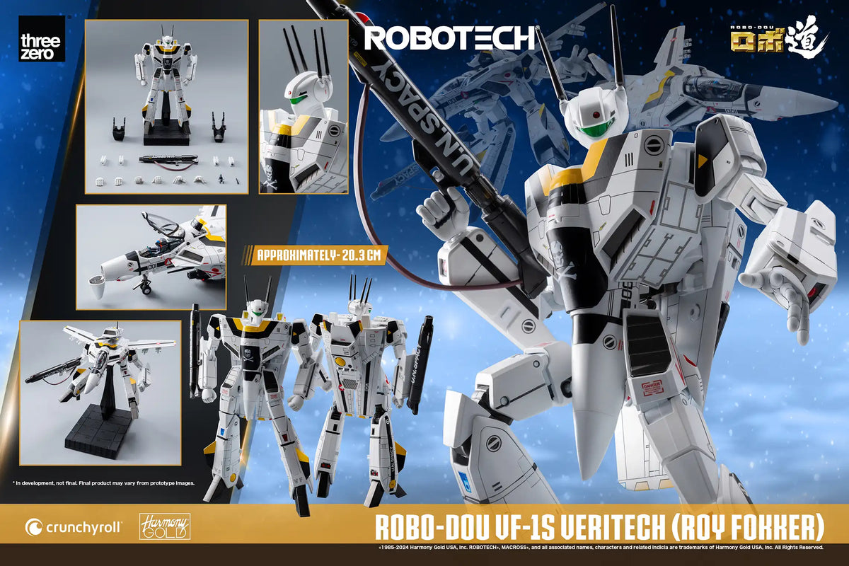 Pedido Figura ROBO-DOU VF-1S Veritech (Roy Fokker) - ROBOTECH marca Threezero 3Z0305 escala 1/72