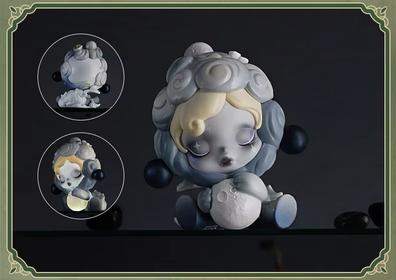 Pedido Caja de Figuras SKULLPANDA x The Ink Plum Blossom Series (con 12 piezas) (Blind Box) marca POP MART (8 cm)