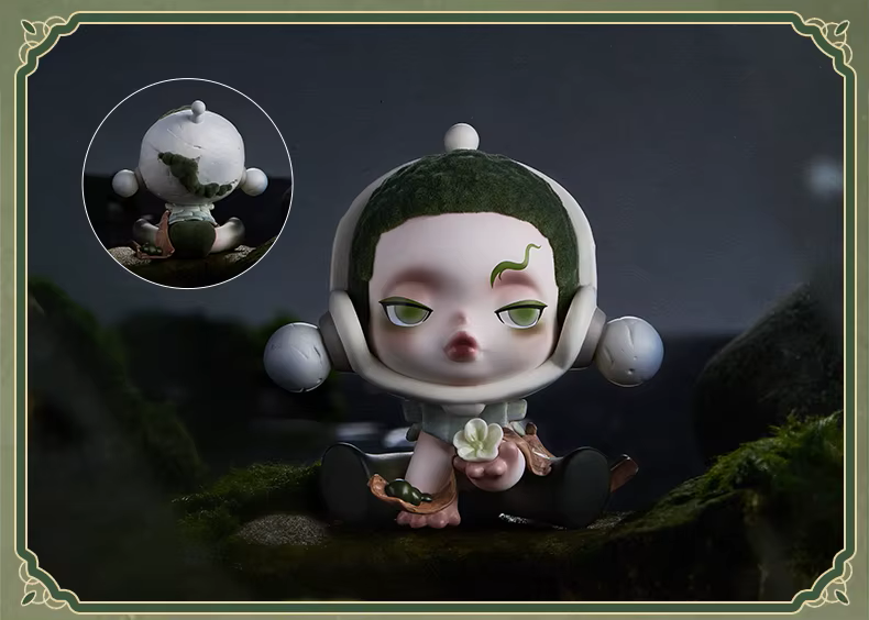 Pedido Caja de Figuras SKULLPANDA x The Ink Plum Blossom Series (con 12 piezas) (Blind Box) marca POP MART (8 cm)