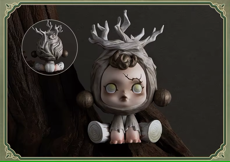 Pedido Caja de Figuras SKULLPANDA x The Ink Plum Blossom Series (con 12 piezas) (Blind Box) marca POP MART (8 cm)