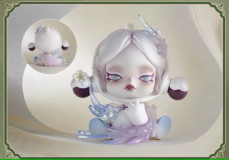 Pedido Caja de Figuras SKULLPANDA x The Ink Plum Blossom Series (con 12 piezas) (Blind Box) marca POP MART (8 cm)